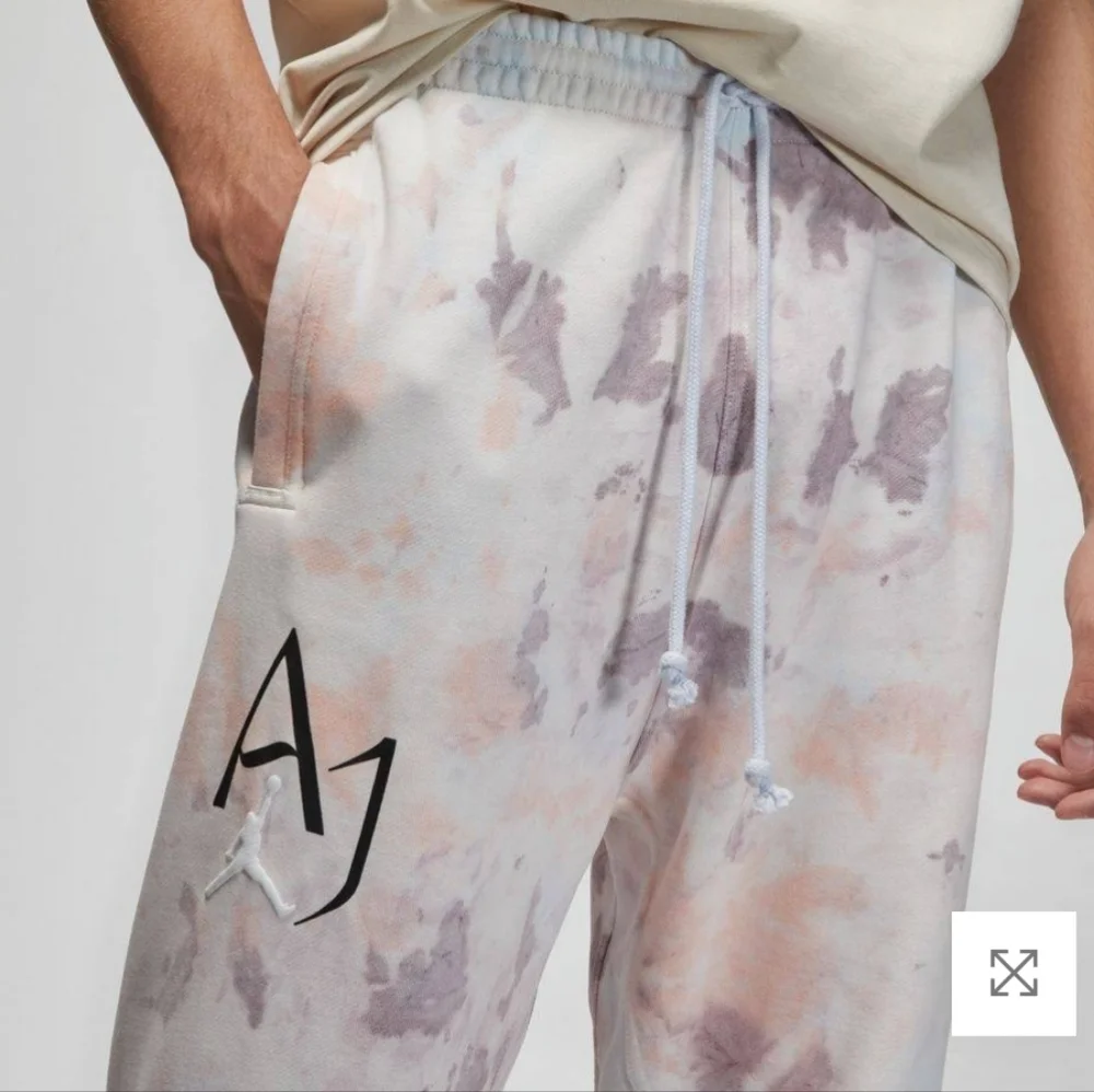 Air‎ Jordan Sport DNA Tie Dye Men's Sweatpants Plum Fog Streetwear Athleisure